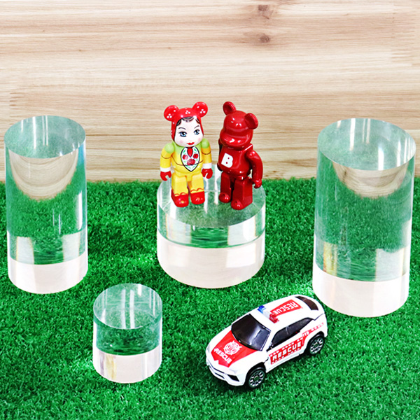 스테이지 원형 받침대 아크릴 소품 진열대 디스플레이