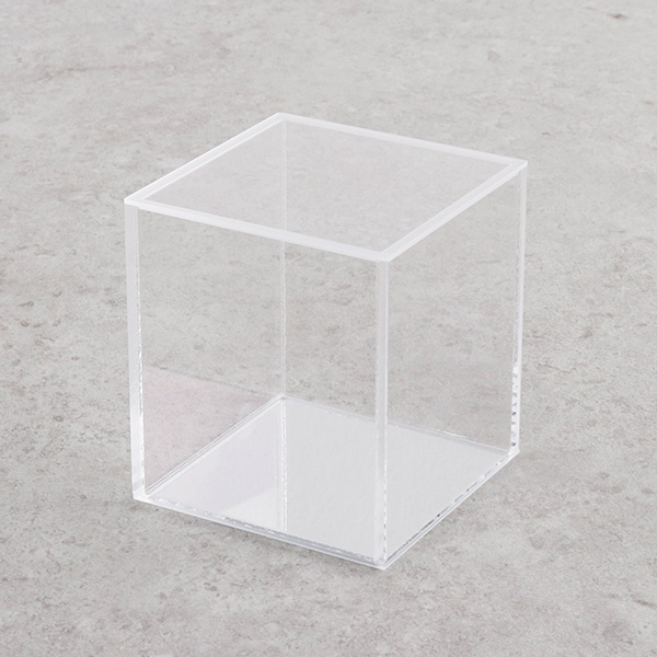 미니 피규어 큐브 미러 케이스 투명 아크릴