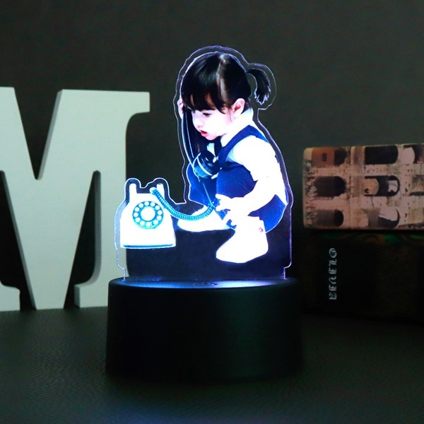 아크릴 LED 포토 등신대  아이사진 데코 포토테이블 소품 추억