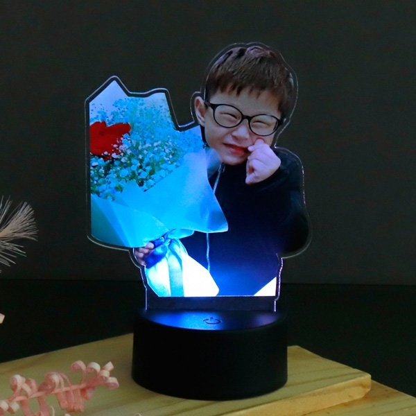 아크릴 LED 포토 등신대 이미지토퍼 데코인테리어 사진 장식