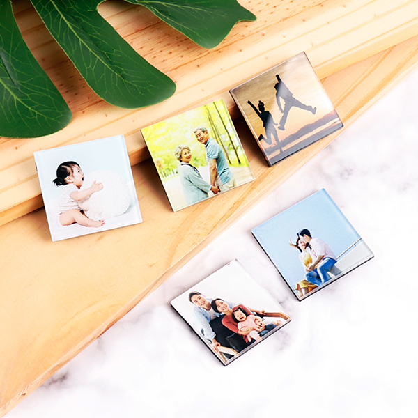 아크릴 포토마그넷 5개 냉장고자석 메모홀더 사진 자석 인테리어