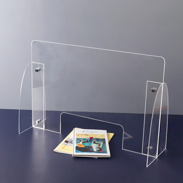 아크릴 투명 가림막 책상 칸막이 이동식 볼트형 비말 차단막