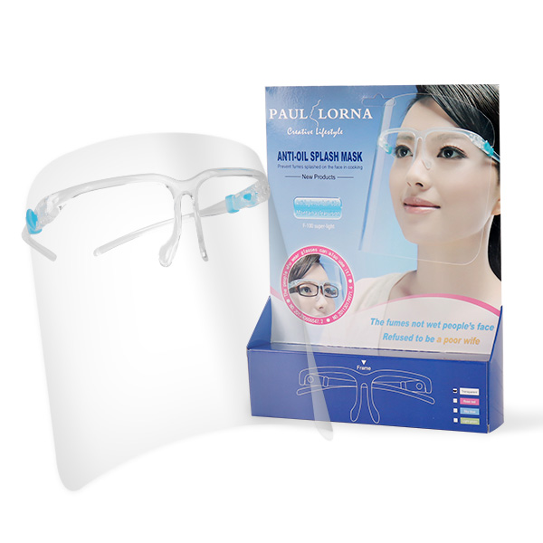투명 주방 위생 마스크 식당 음식점 조리용 페이스쉴드 개별포장