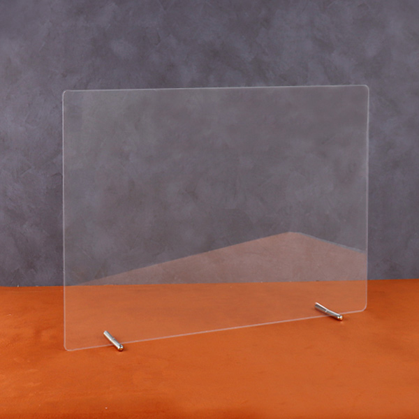투명 PC 가림막 볼트형 이동식 칸막이 책상 비말 치단막 (볼트포함)