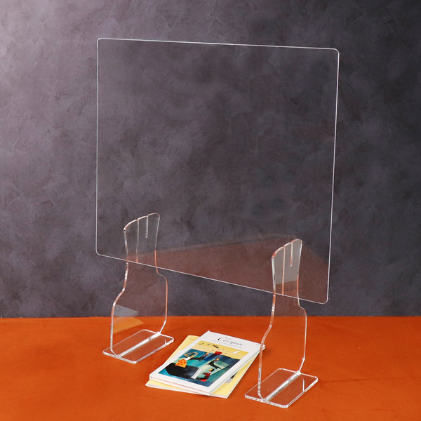 아크릴 투명 칸막이 안내약국 카운터 가림막 받침대용데스크 테이블 비말 차단막