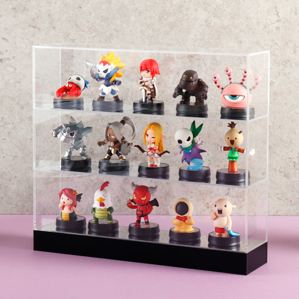 미니피규어 미러케이스 3단 32x8x27cm 투명 아크릴 미니피규어 미러케이스 3단 32x8x27cm 투명 아크릴