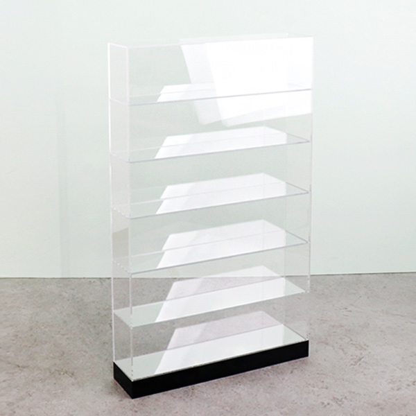 미니피규어 미러케이스 6단 32x8x54cm 투명 아크릴