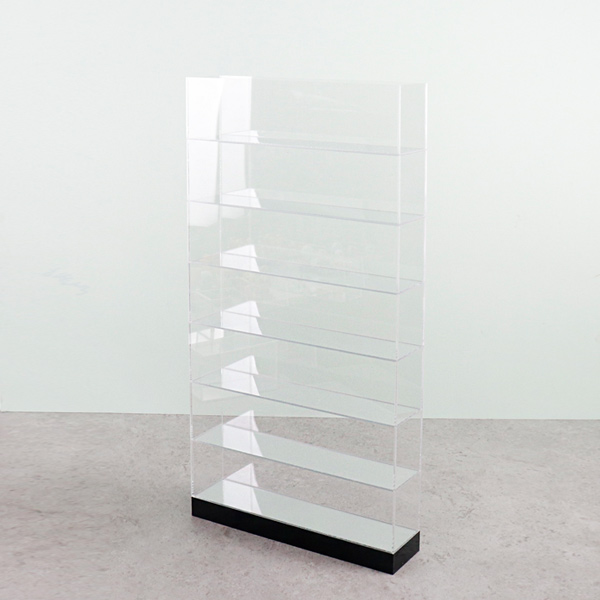 미니피규어 미러케이스 7단 32x8x63cm 투명 아크릴