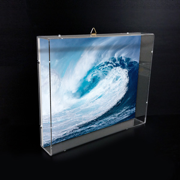 아크릴 입체액자 종이 B5용 26.4x18.9x6cm 두께3mm