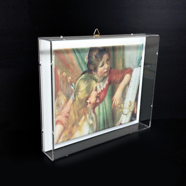 아크릴 입체액자 종이 A4용 30.4x21.7x6cm 두께3mm