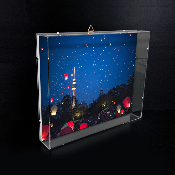 아크릴 입체액자 11R 사진11x14 28.6x36.3x6cm 두께 3mm
