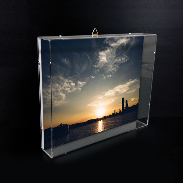 아크릴 입체액자 6R 사진6x8 15.9x21x6cm 두께 3mm