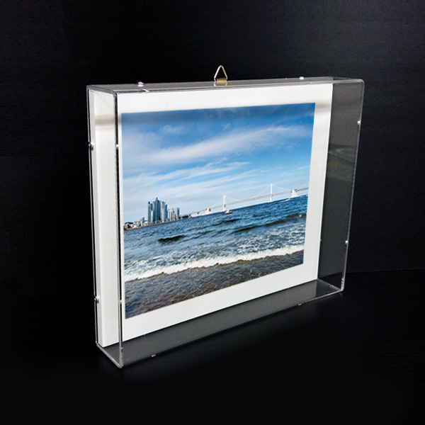 아크릴 입체액자 8R 사진8x10 21x26.1x6cm 두께 3mm