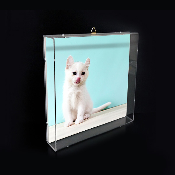 아크릴 입체액자 정사각사이즈300 30.7x30.7x6cm 두께 3mm