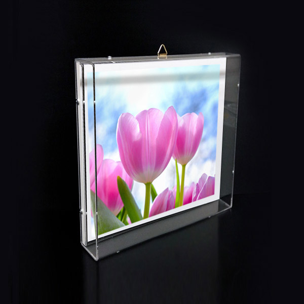 아크릴 입체액자 정사각사이즈450 45.7x45.7x6cm 두께 3mm