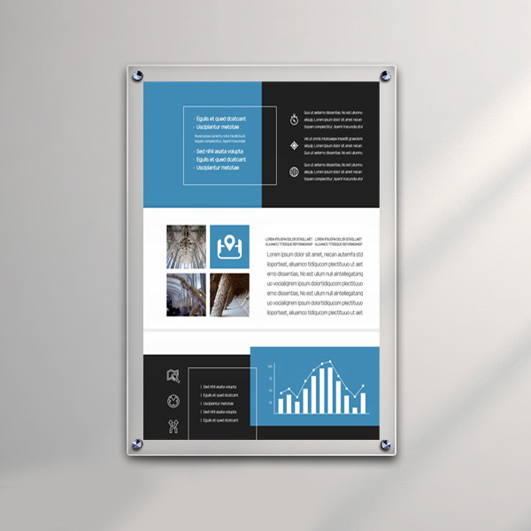 아크릴 액자 55 x 80cm 5T+3T