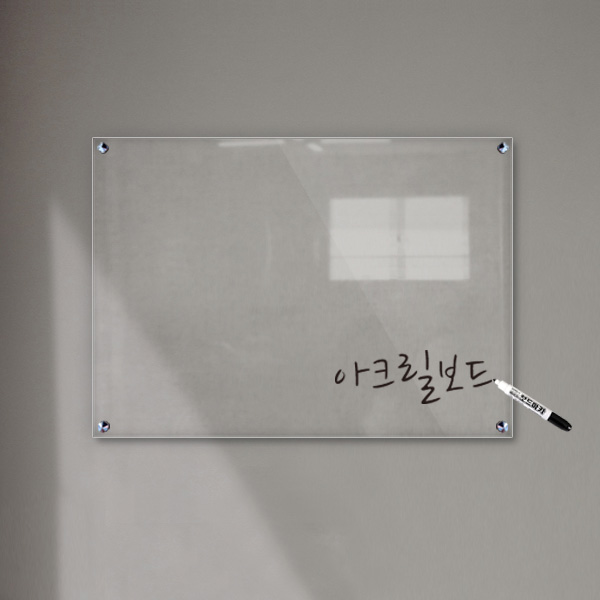 아크릴 보드 투명 칠판 70 x 50cm (LIH2004)