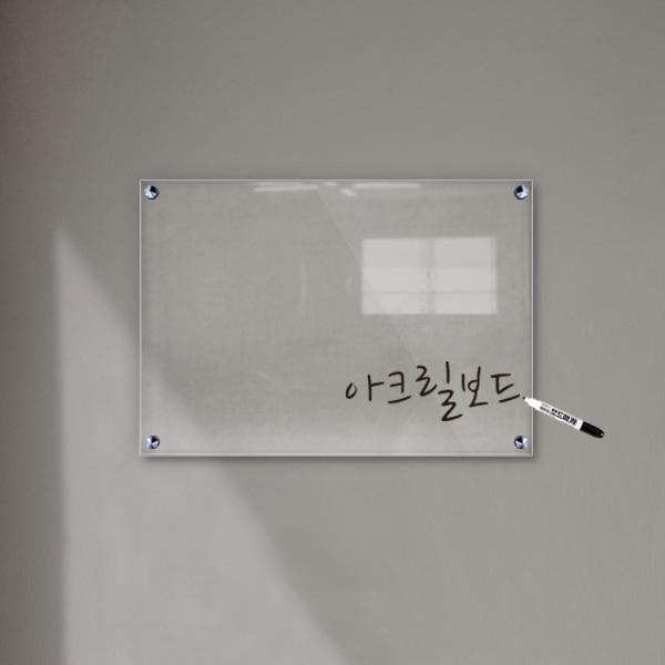 아크릴 보드 투명 칠판 50 x 35cm (LIH2002)