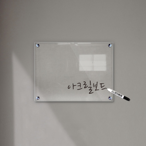 아크릴 보드 투명 칠판 40 x 30cm (LIH2001)