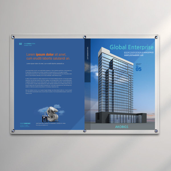 아크릴 액자 120 x 80cm 5T+5T 6홀