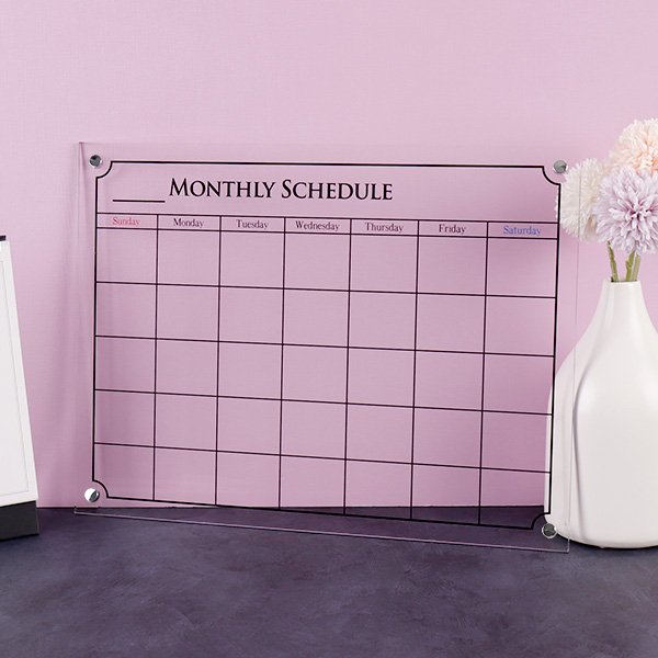 아크릴 스케줄 보드게시판 일정 알림판한달 스케쥴표 칠판