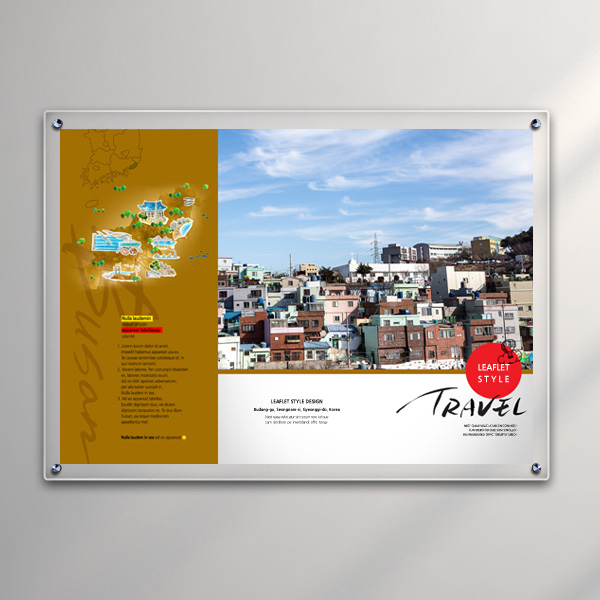 아크릴 액자 A1 90 x 66cm 5T+3T