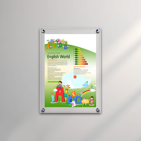 아크릴 액자 B4 30 x 41cm 3T+3T