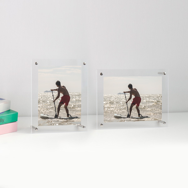 아크릴 탁상 볼트 액자 포토테이블 스탠드 사진 인테리어 가로세로겸용