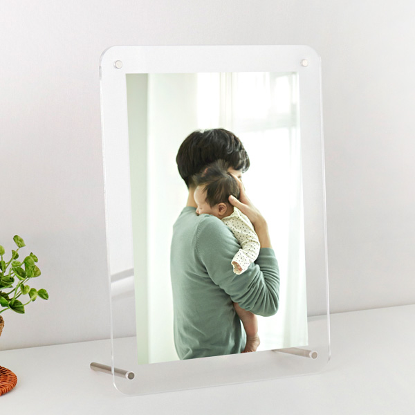 아크릴 탁상자석볼트 액자 (A4-세로) 26 x 35cm두께 3mm+3mm