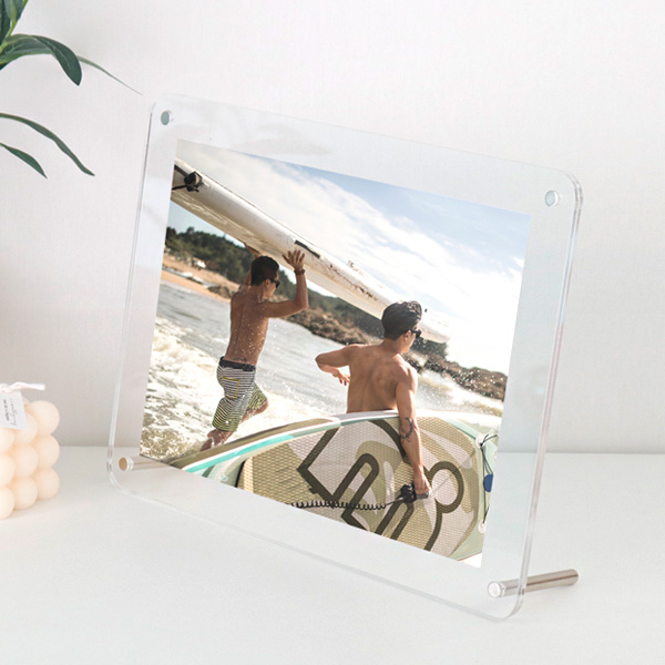 아크릴 탁상 자석볼트 액자 31x23cm (B5-가로) 두께 3mm+3mm