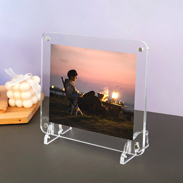 아크릴 탁상용 자석 액자 26 x 19.8cm (A5-가로) 두께 3mm+3mm