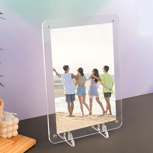 아크릴 탁상용 자석액자 (A4-세로) 26 x 35cm두께 3mm+3mm