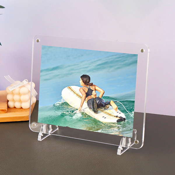 아크릴 탁상용 자석 액자 31 x 23cm (B5-가로) 두께 3mm+3mm