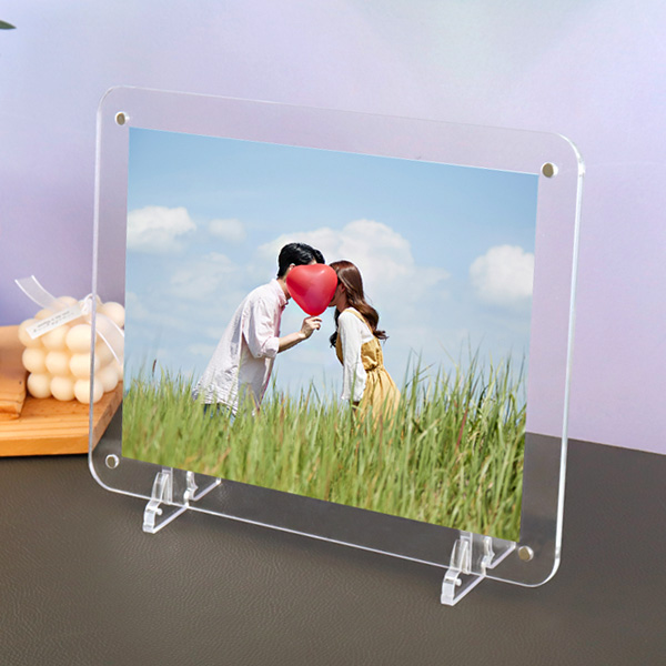 아크릴 탁상용자석 액자 (A4-가로) 35 x 26cm두께 3mm+3mm