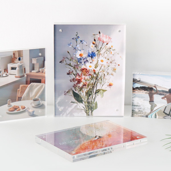 자석 아크릴 액자 탁상용 사진 프레임 포토테이블 인테리어