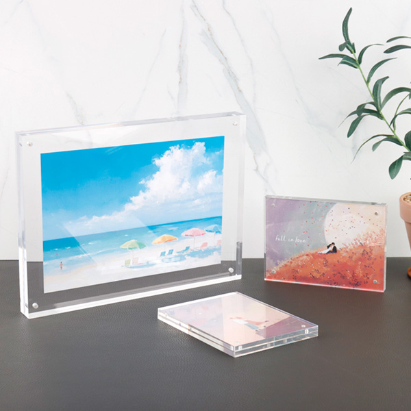 자석 아크릴 액자 탁상용 포토 사진 테이블 인테리어