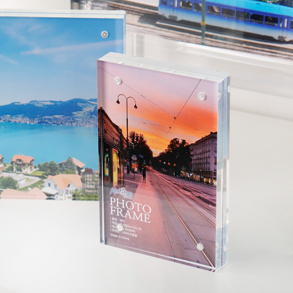 자석 아크릴 액자 탁상용 포토 사진 테이블 인테리어