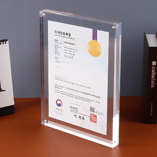 아크릴 자석액자 A4 26x35cm 두께15mm+15mm