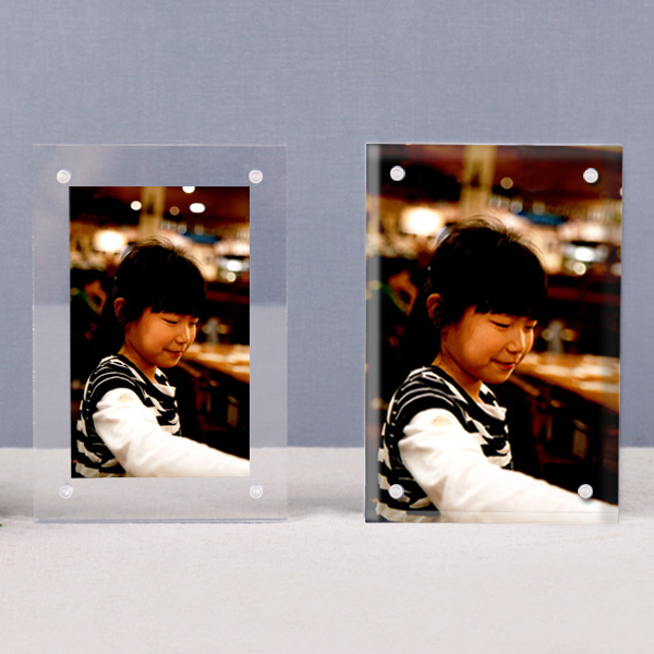 아크릴 자석액자 투명 포토테이블 인테리어 소품