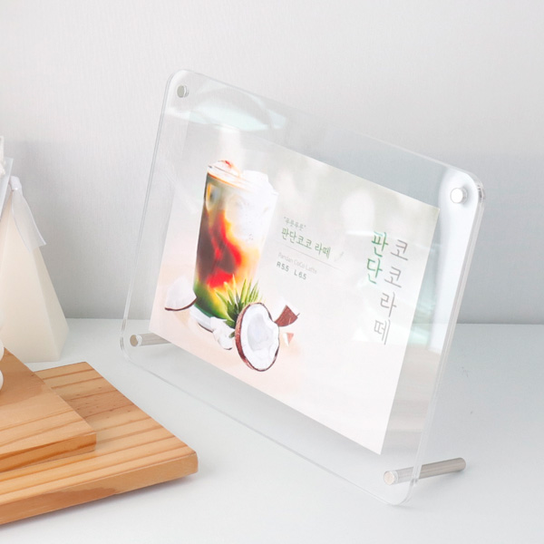 스탠드 자석 POP 메뉴판 카페 테이블 안내판 A4 A5 가로 세로 스탠드 자석 POP 메뉴판 카페 테이블 안내판 A4 A5 가로 세로