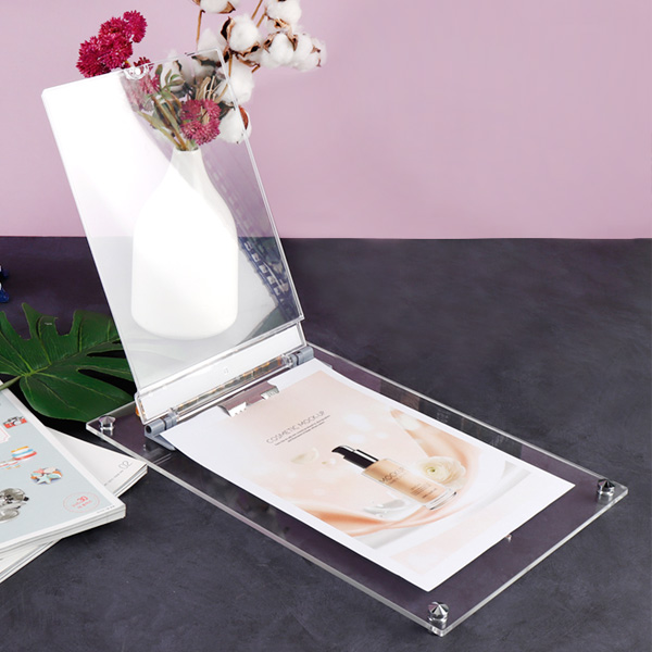 A4 아크릴 안내 게시판 52 x 75cm 덮개 4개 LNB2203