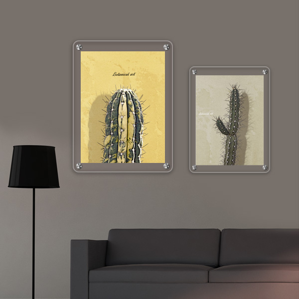 투명 라운드 액자 3R 4R 5R 6R 8R 사진 아크릴 벽걸이 프레임