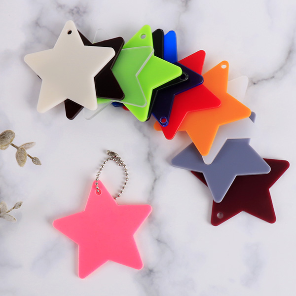 아크릴 와패 별 3T 약7cm 사이즈 색상 선택 가능