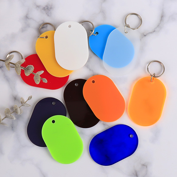 아크릴 열쇠고리 라운드 3T 7cm사이즈 색상 선택 가능