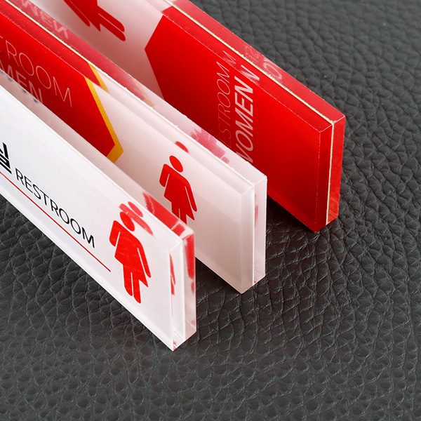 아크릴 화장실 양면 열쇠고리남녀 공공화장실 키홀더미니 키링 제작