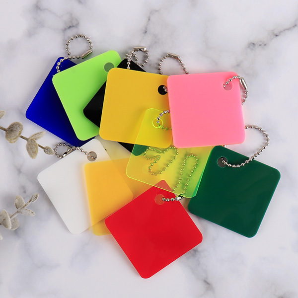 아크릴 와패 사각 3T 약5cm사이즈 색상 선택 가능