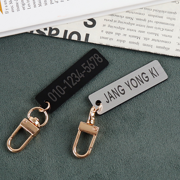 메탈 이니셜 키링코팅판 에어팟 미니커플 열쇠고리