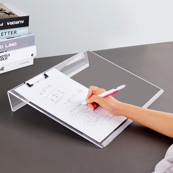 필기 독서대 아크릴 필기대 투명 책받침대