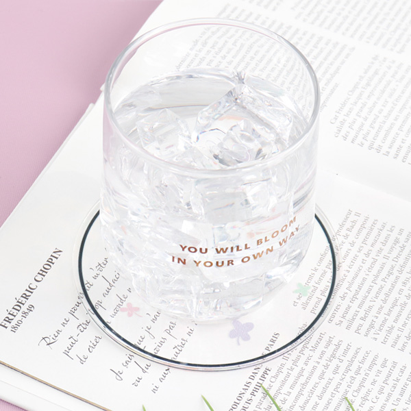 티코스터 컵받침대 아크릴 원형 티매트 홈카페 컵코스터