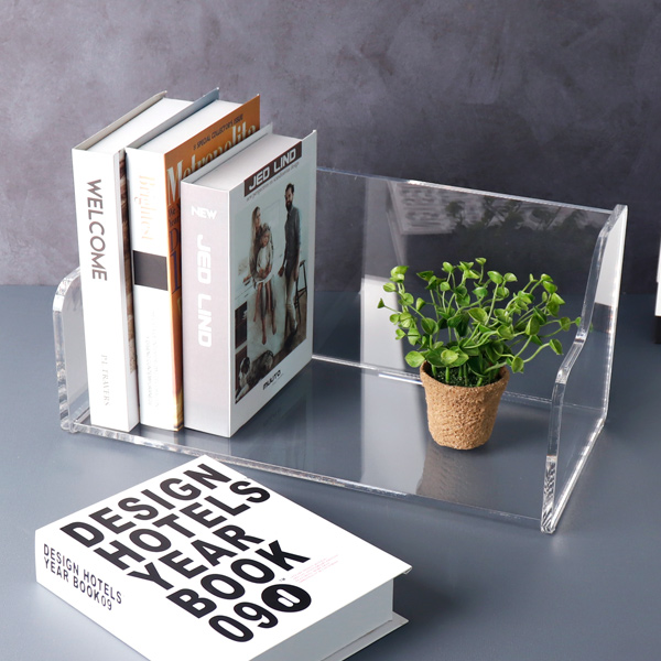 아크릴 투명 책꽂이 책상 테이블 책보관북 진열대 전시대